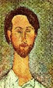 Amedeo Modigliani portratt av doktor Sweden oil painting artist